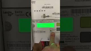 How to read an electricity meter (Landis E470 type 5424)