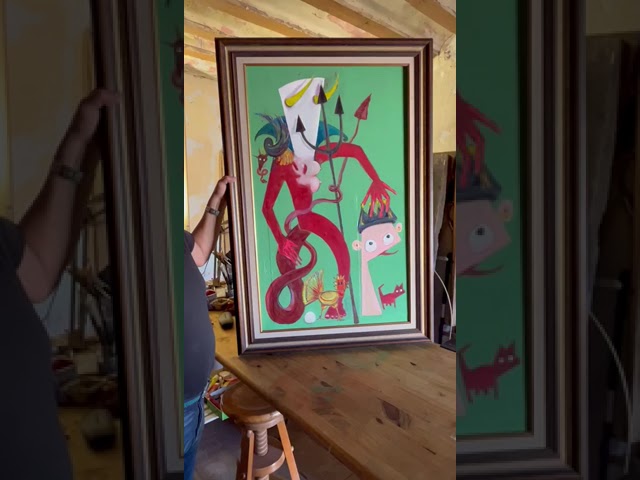 Vídeo relacionado con XINGSUI Marcos para póster 43cm-4 juegos de colgadores para póster, kit para colgar obras de arte en lienzo, para pósters, cuadros, fotos, mapas, pergaminos (con orejas para colgar)