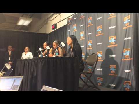 VIDEO: Dawn Staley, players after win over Tennessee