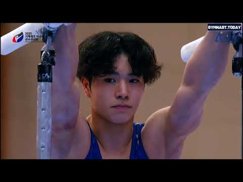 Top 3 on Men's Parallel Bars Final - 2025 Jecheon Asian Gymnastics Championship