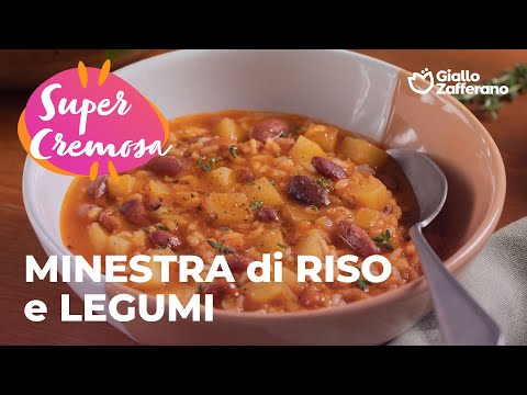 MINESTRA di LEGUMI e RISO...CREMOSA e AVVOLGENTE๐๐ฟ๐ฅ