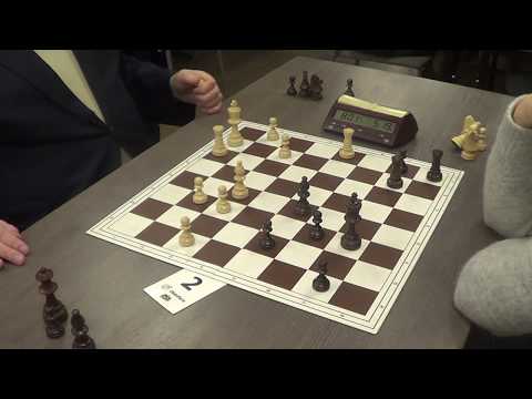 GM Evgeny Sveshnikov - WGM Ilze Berzina, Caro-Kann defense, Rapid chess