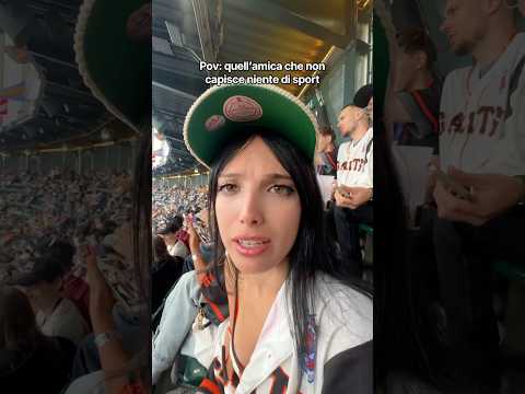 Pov: quell’amica che non capisce niente di sport😂