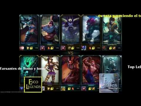 @ESCOLEGENDS #WinterCup - Farsantes de Tomo y Lomo VS Top Lel