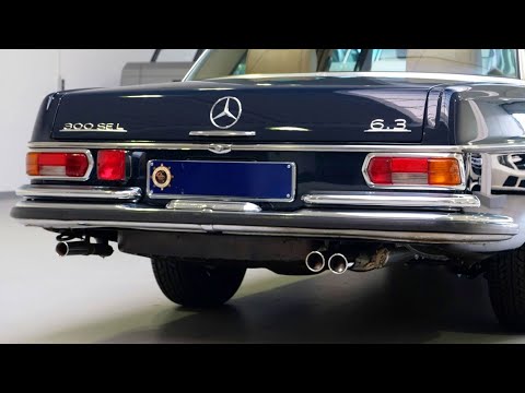1971 Mercedes-Benz 300 SEL 6.3 w109 the rare classic car