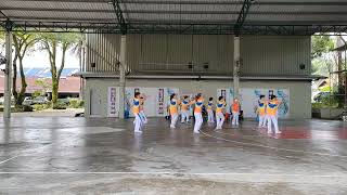 练习柔力球新鸳鸯蝴蝶梦