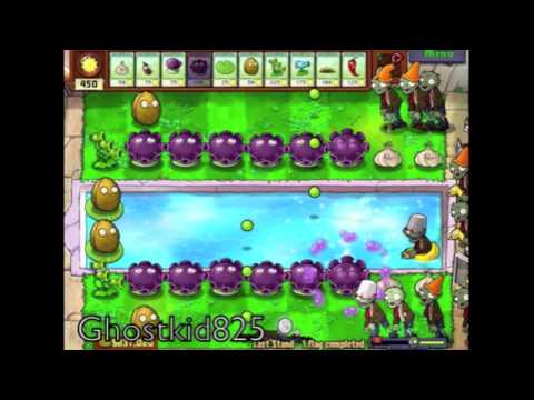 Plants vs Zombies - Last Stand - Nearly-Foolproof Setup [HD]