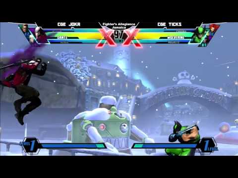 MASH DI BUTTON  UMVC3 - 06 CGE JOKR VS CGE TICKS