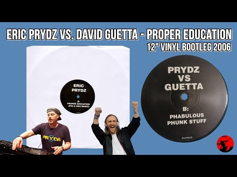 Eric Prydz vs  David Guetta - Proper Education (12" Vinyl Bootleg 2006)