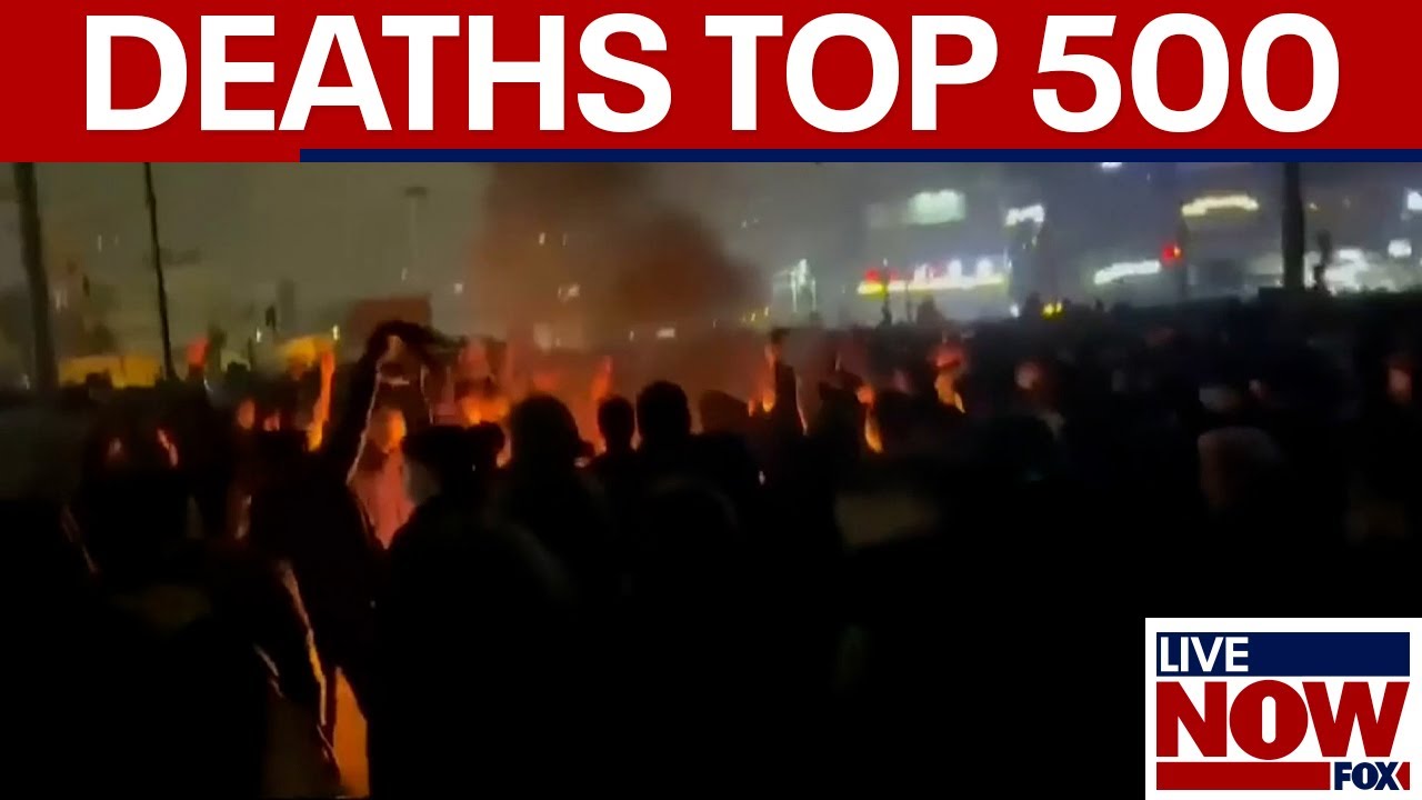 Death toll amid Iran protests tops 500, activists say