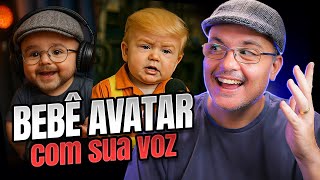 Como fazer Avatar de Bebê Falante no PodCast com Sincronizacao Labial usando seu proprio Audio
