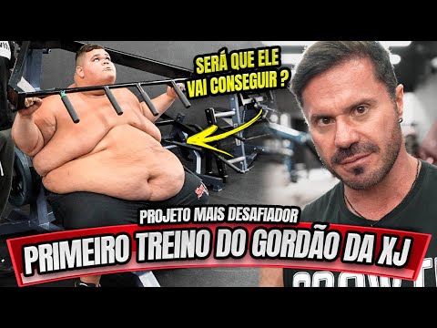 PRIMEIRO TREINO DO GORDÃO DA XJ - PROJETO MAIS DESAFIADOR
