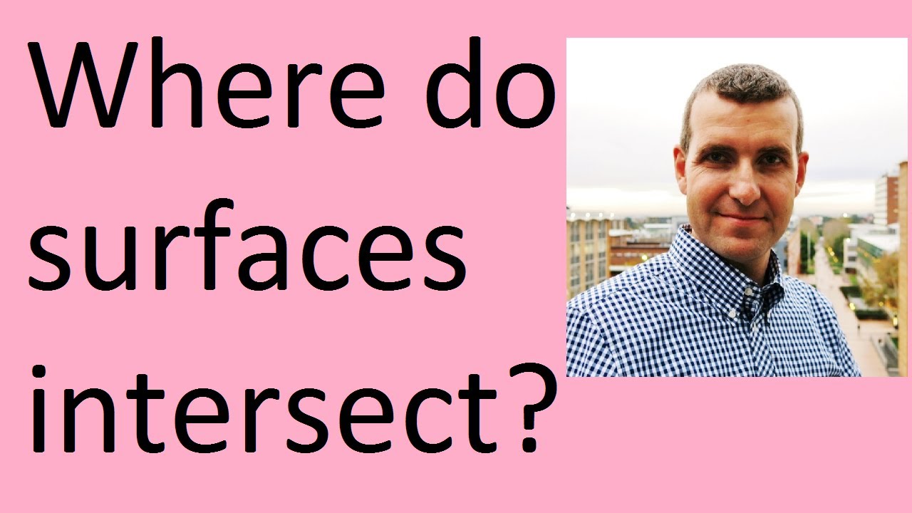 When do surfaces intersect?