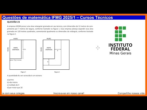 08 - Question 23 of IFMG 2025/1 - Technical Courses