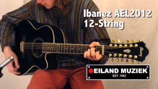 Video thumbnail for Ibanez AEL2012E 12-String by Eiland Muziek