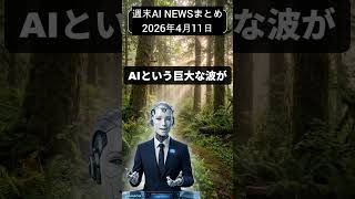 📰 週末特選AIニュース (2026年04月11日) AIの怒りと進化！驚きのニュースを一挙解説  #aiニュース