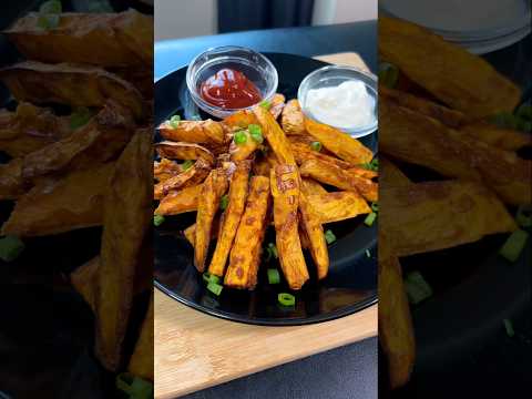 Air Fryer Crispy Sweet Potato Fries in 20 Minutes