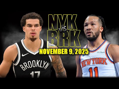 New York Knicks vs Brooklyn Nets Full Game Highlights - November 9, 2025 | NBA Season