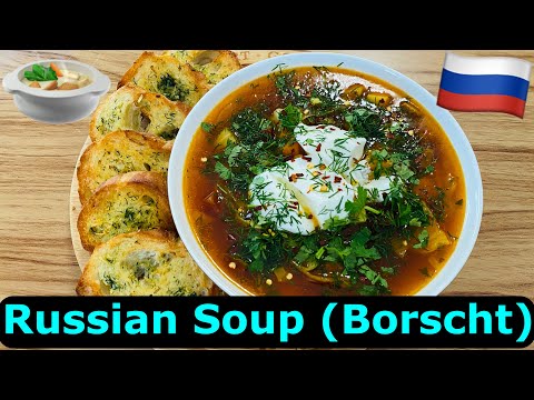 How to make Russian Soup Borscht: The Best Classic Chicken Borscht Recipe! Как готовить красный борщ