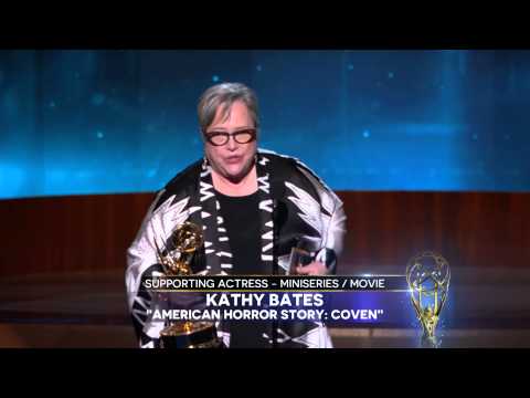 Kathy Bates Wins for Supporting Actress in a Miniseries or a Movie