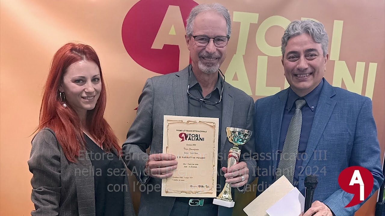 ETTORE FARRATTINI POJANI AL SALONE DEL LIBRO DI TORINO - STAND AUTORIITALIANI - 12/05/24