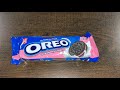 OREO Strawberry Cream Stuffed Limited Edition Review Unboxing ASMR LU