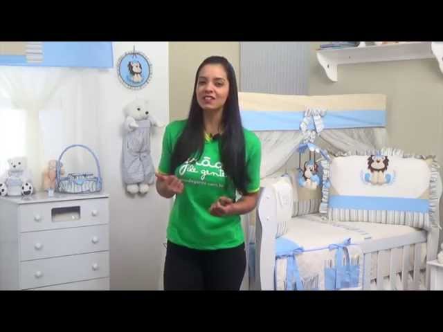 Quarto para Bebê sem Cama Babá Leão Majestoso | Ref: 45223