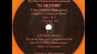DJ Wildthing - UK Fresh Electro  Megamix Chapter 3 Genius At Work Part 1 and 2