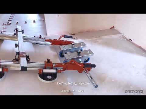 Raimondi ONLY-ONE Device to assist installation of large format tiles/slabs