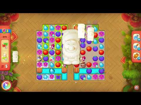 Gardenscapes 894 Hard Level - 13 moves - NO BooSTERS