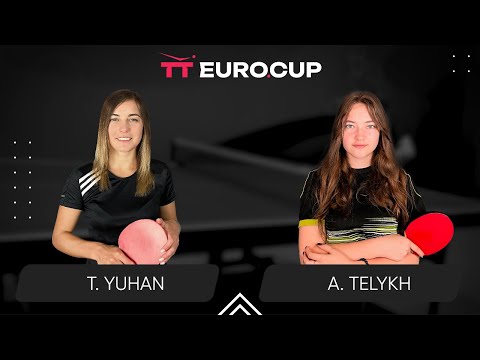 11:10 Tetiana Yuhan - Anastasiia Telykh 25.02.2024 TT Euro.Cup Women Ukraine Master. TABLE 3