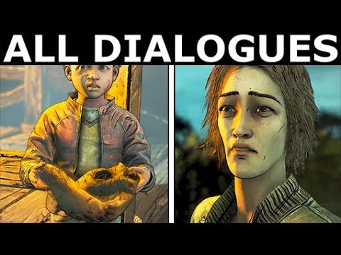 Clem & AJ Escaping The Ship + Meeting Lilly On The Dock - All Dialogues - The Walking Dead S4 Ep. 4