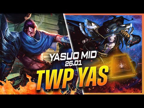 TheWanderingPro - Yasuo vs Twisted Fate MID Patch 26.1 - Yasuo Gameplay