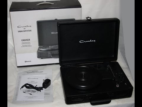 Crosley Cruiser Limited Edition Urban Outfitters Record Player Turntable Black image 11