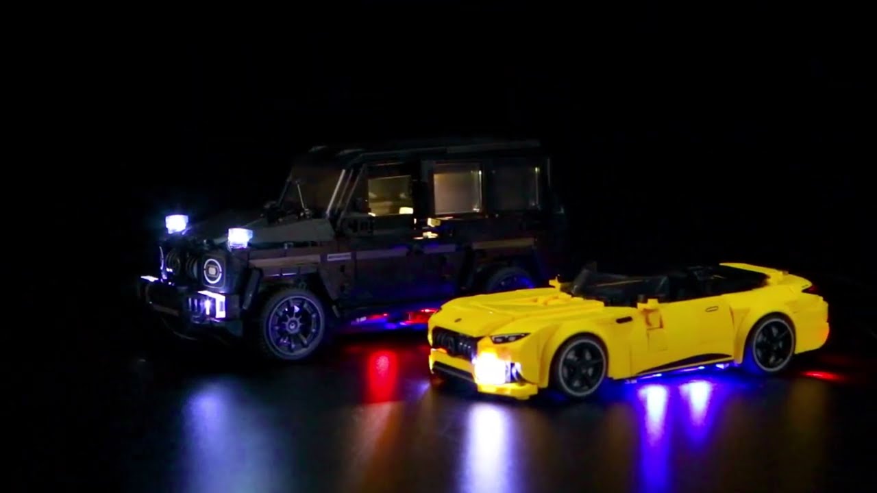 BrickBling LED-Licht-Set für LEGO® Mercedes-AMG G 63 & SL 63 (76924)