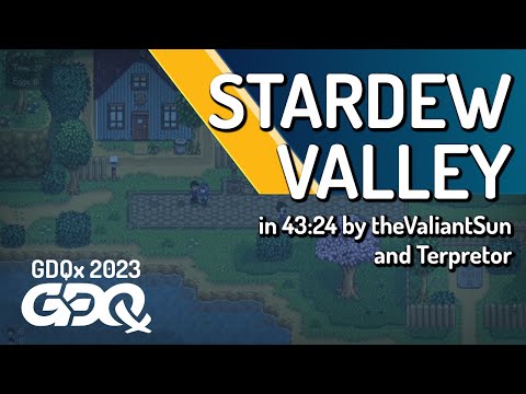 Stardew Valley by theValiantSun and Terpretor in 43:24 - Games Done Quick Express 2023