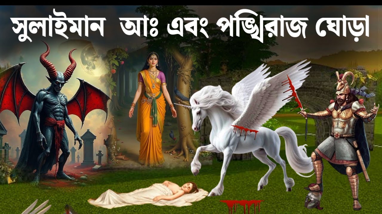 সুলাইমান আঃ এর পঙ্খিরাজ ঘোড়ার অলৌকিক কাহিনী | ইসলামিক কাহিনী | ইসলামিক ভিডিও | নবীদের জীবনী