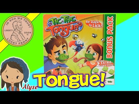 How To Play Tic Tac Tongue Family Game - Be Quick To Lick!