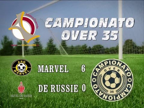 CAMPIONATO OVER 35 - SERIE A 9^ GIORNATA - MARVEL VS DE RUSSIE 6 - 0