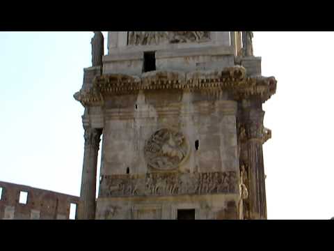 Outside the Coliseum in Rome
