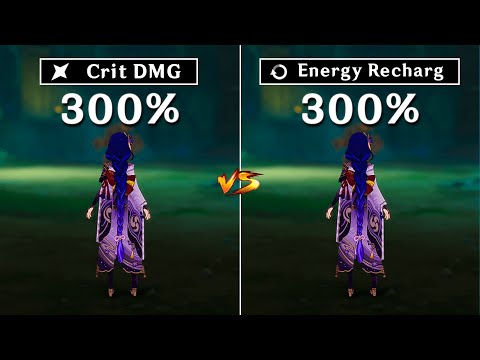 Raiden CRIT% vs Energy Recharge % !! Best Build For Raiden ?? Gameplay Comparison !!