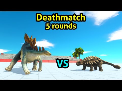 ankylosaurus vs stegosaurus 5 rounds no cut animal revolt battle simulator