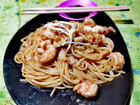 SPAGHETTI SALTATI CON FRUTTI DI MARE/come farli in casa più buoni che al ristorante
