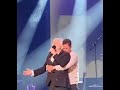 Donny Osmond Hugs Merrill Osmond During His Final Song - April 2 Las Vegas