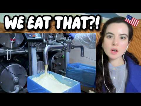 American Girl Reacts to Why Americans Eat What Europe Bans