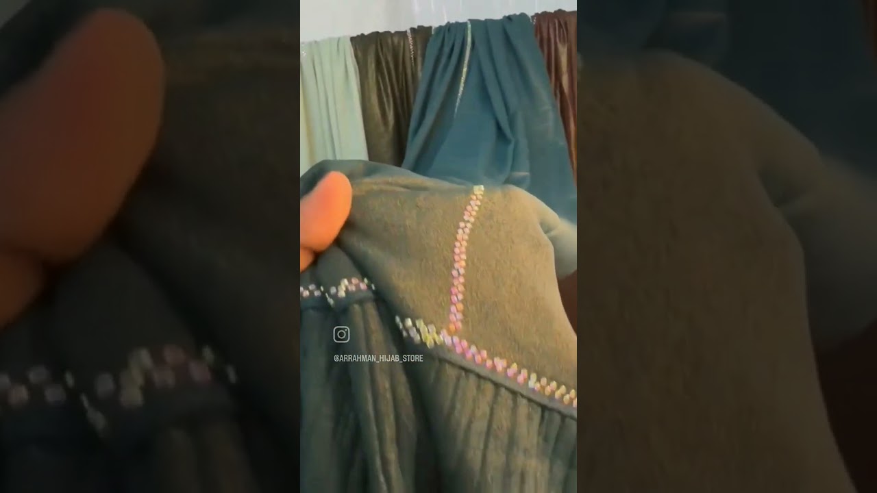 _Premium Shimmer Stone Work Silk Hijab_Branded Uae Hijab_Size2mtr 90_@arrahmanhijabstore #hijab