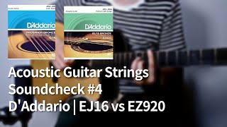 Video thumbnail for D'Addario EJ16 vs EZ920 | Acoustic Guitar Strings Soundcheck #4 by Shinji Aco_Fingerstyle