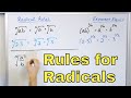 08 - Rules to Multiply & Divide Radicals in Algebra (Simplifying Radical Expressions)