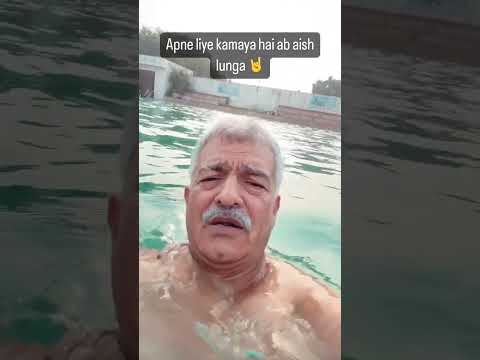 enjoy life//enjoy in sweming pool #nature #trending #shorts #youtubeshorts #funnyvideo  #comedy