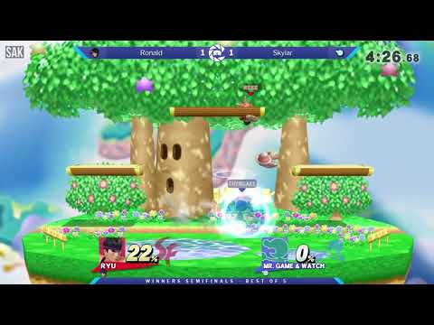 The Smash Lab 119 Winners Semis - Ronald (Ryu) vs Skylar (Mr. Game & Watch)